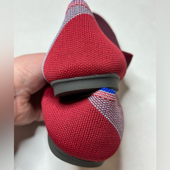 Rothy’s The Flat in Berry Colorblock Retired Limited Edition Size 10 - Picture 10 of 13